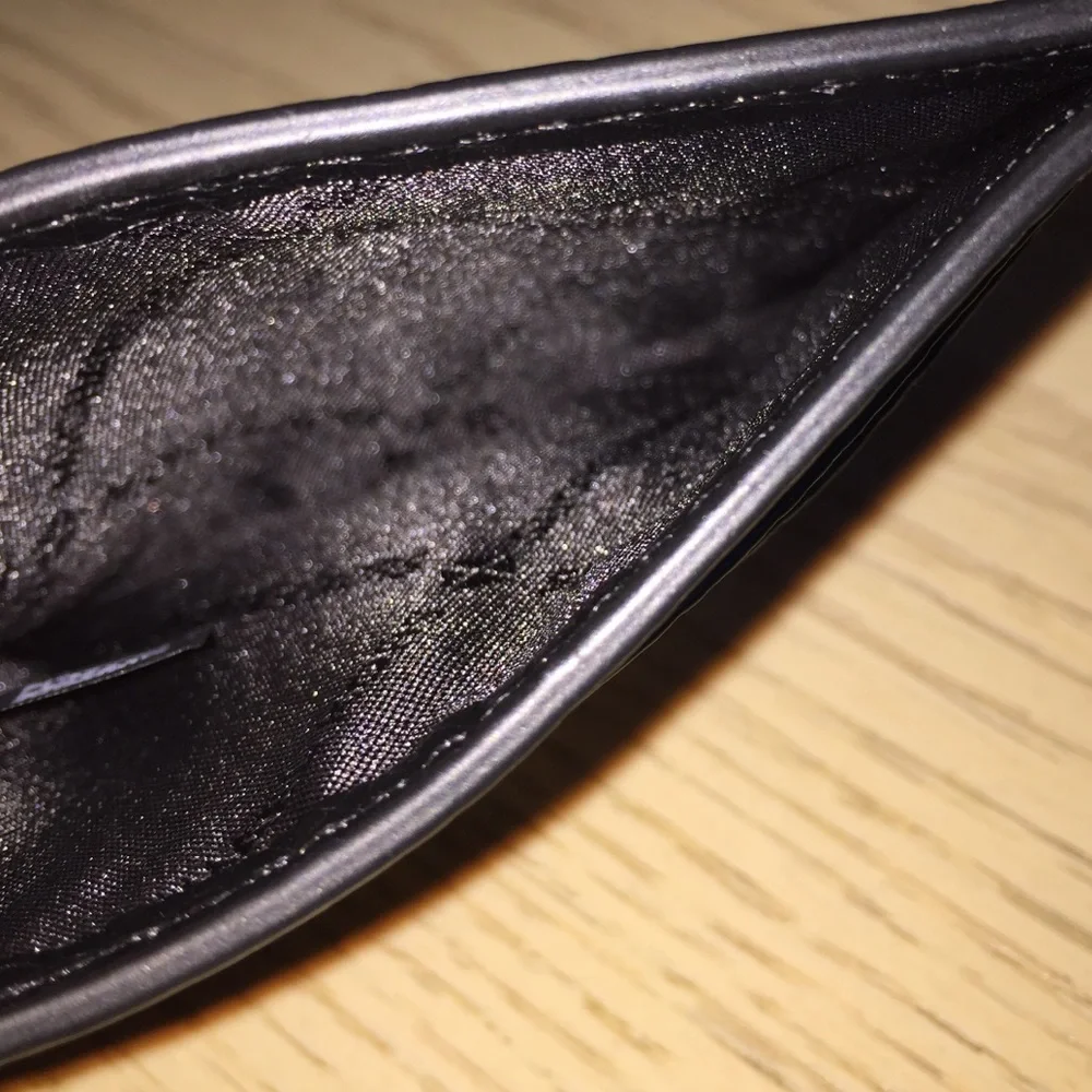Michael Kors Reed Black Leather Card Holder